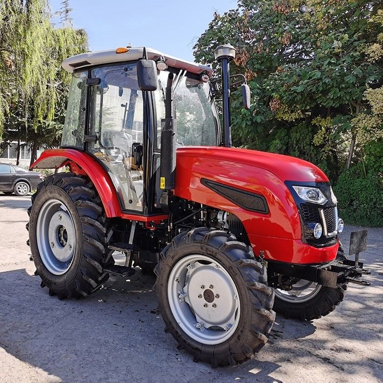 موتور XINCHAI 80HP ماشین تراکتور مزرعه 80 HP تراکتور مینی 4 چرخ