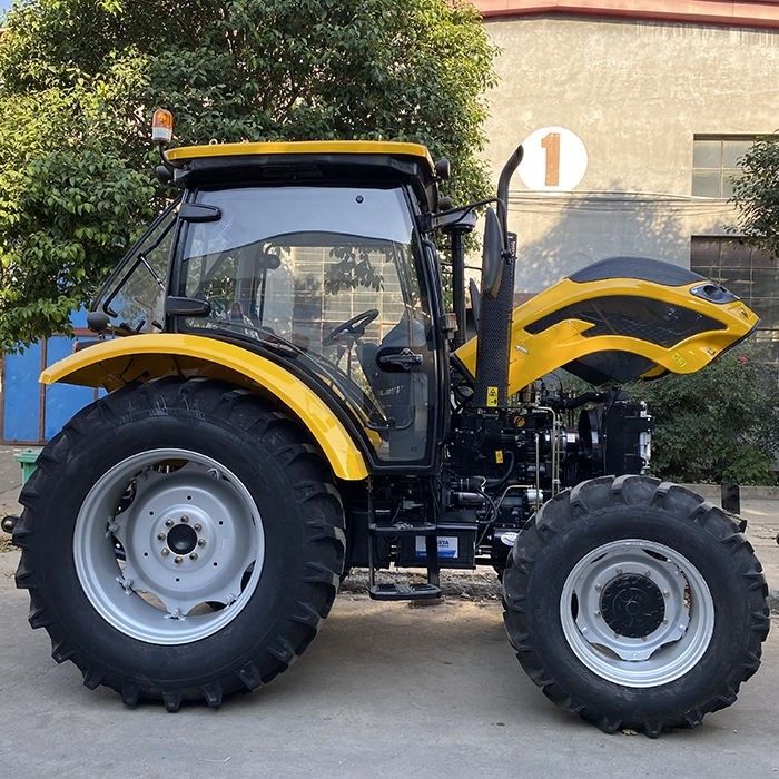 تراکتور مزرعه ای جدید 2024 Gear Drive 110HP 120HP تراکتور چرخ دار با گیربکس