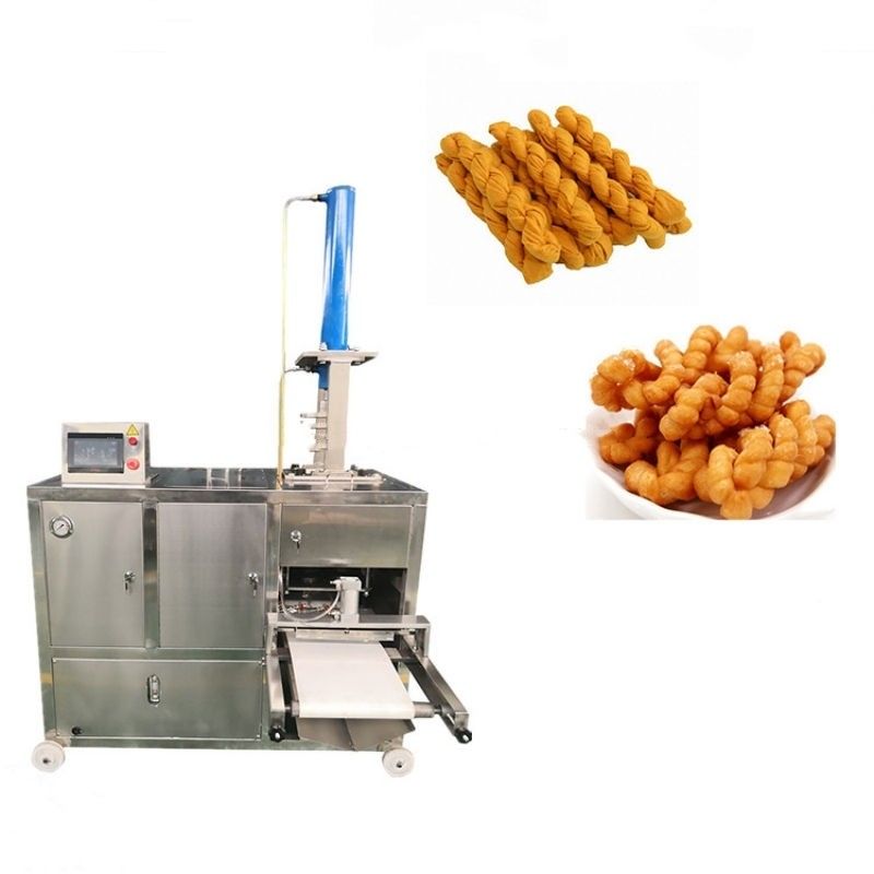 دستگاه پیچ و خم کردن اتوماتیک صنعتی Churro Snack Forming Equipment ماشین پیچ و خم کردن خمیر سرخ شده نرم