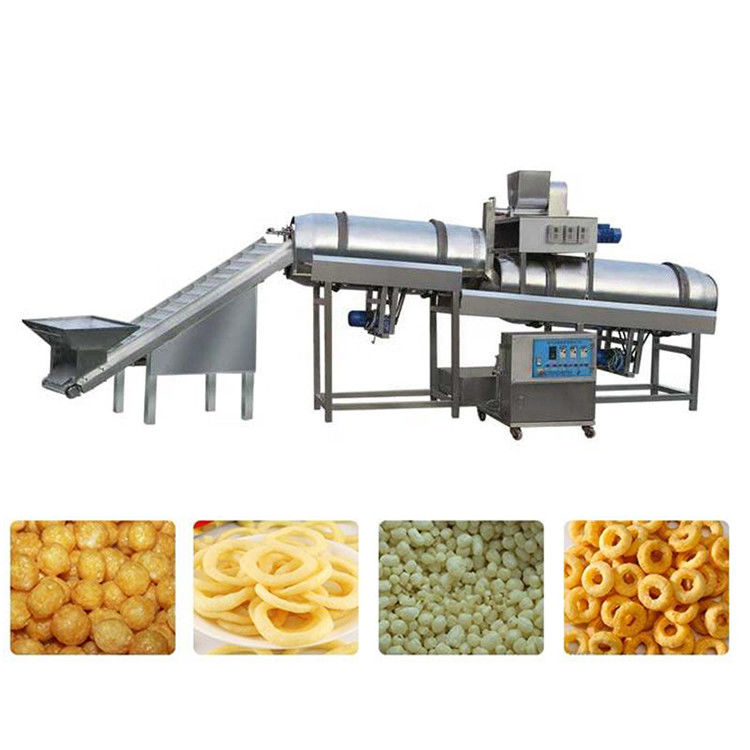 خط تولیدی اسنک کاملا اتوماتیک دستگاه تولید اسنک الکتریکی برای پردازش مواد غذایی