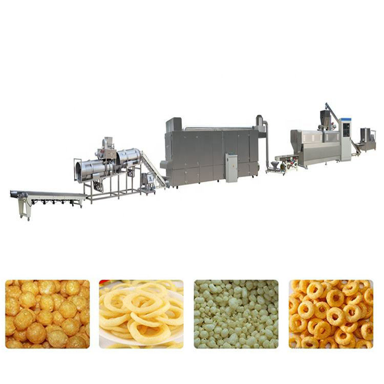 خط تولید ناشتا کاملا اتوماتیک ماشین غذا در 380V / 220V / 110V ولتاژ