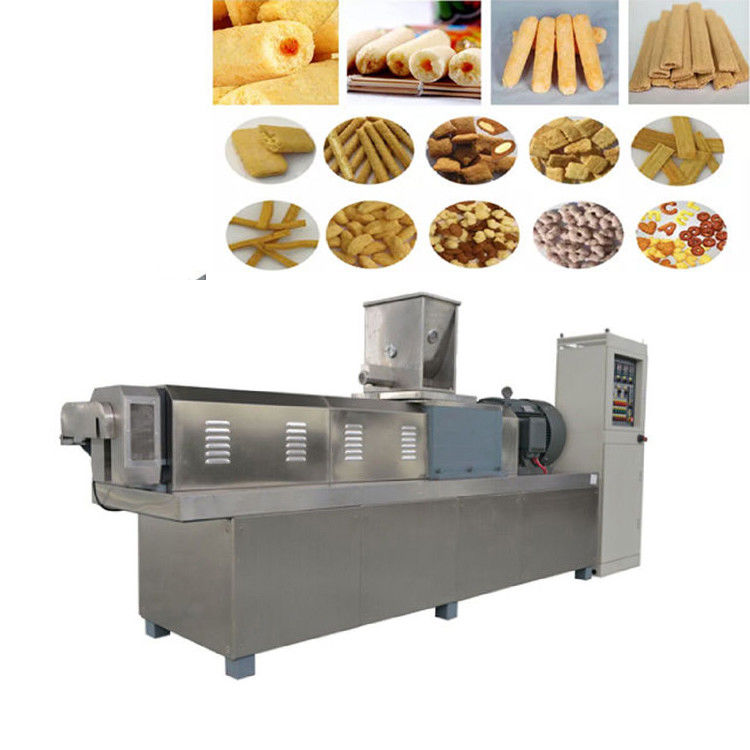 خط تولید ناشتا کاملا اتوماتیک ماشین غذا در 380V / 220V / 110V ولتاژ