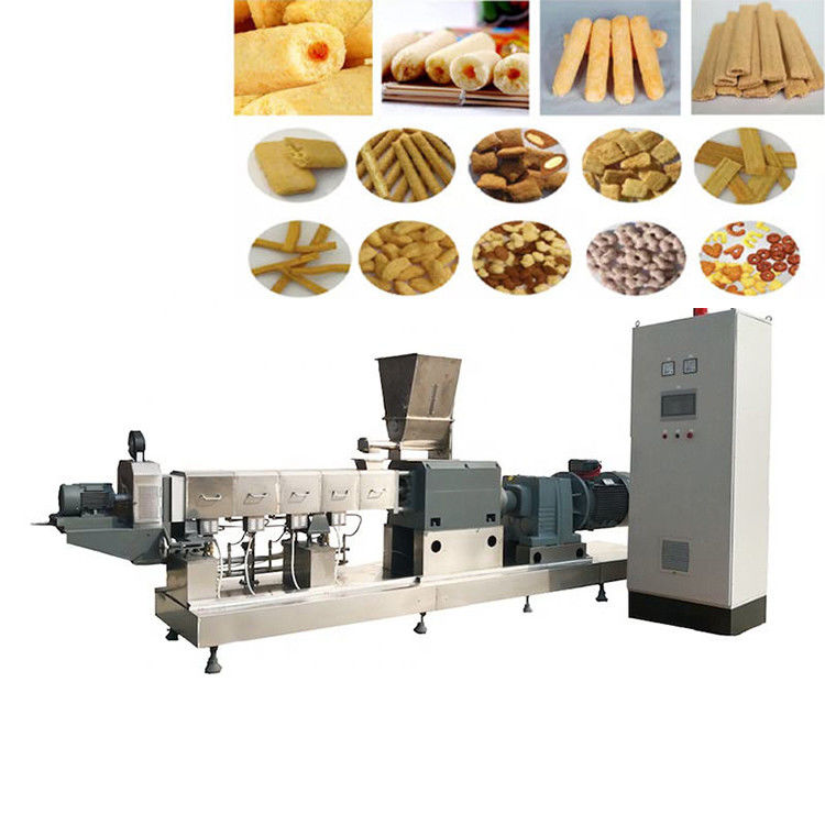 خط تولید ناشتا کاملا اتوماتیک ماشین غذا در 380V / 220V / 110V ولتاژ