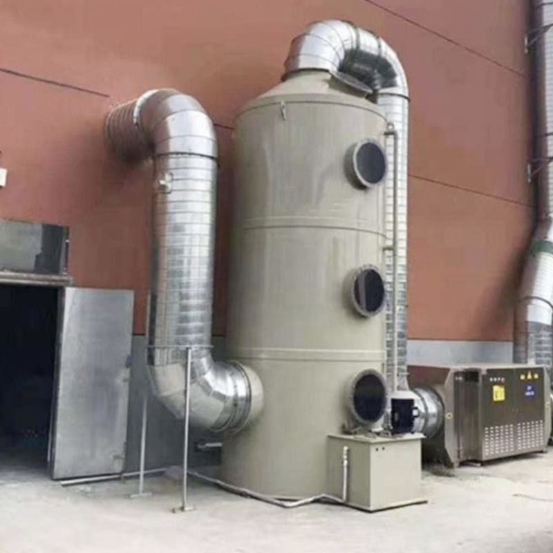 99.9٪ تصفیه کارایی تجهیزات تصفیه گازهای زائد با فیلتر هوا و قدرت 0.75-7.5kw